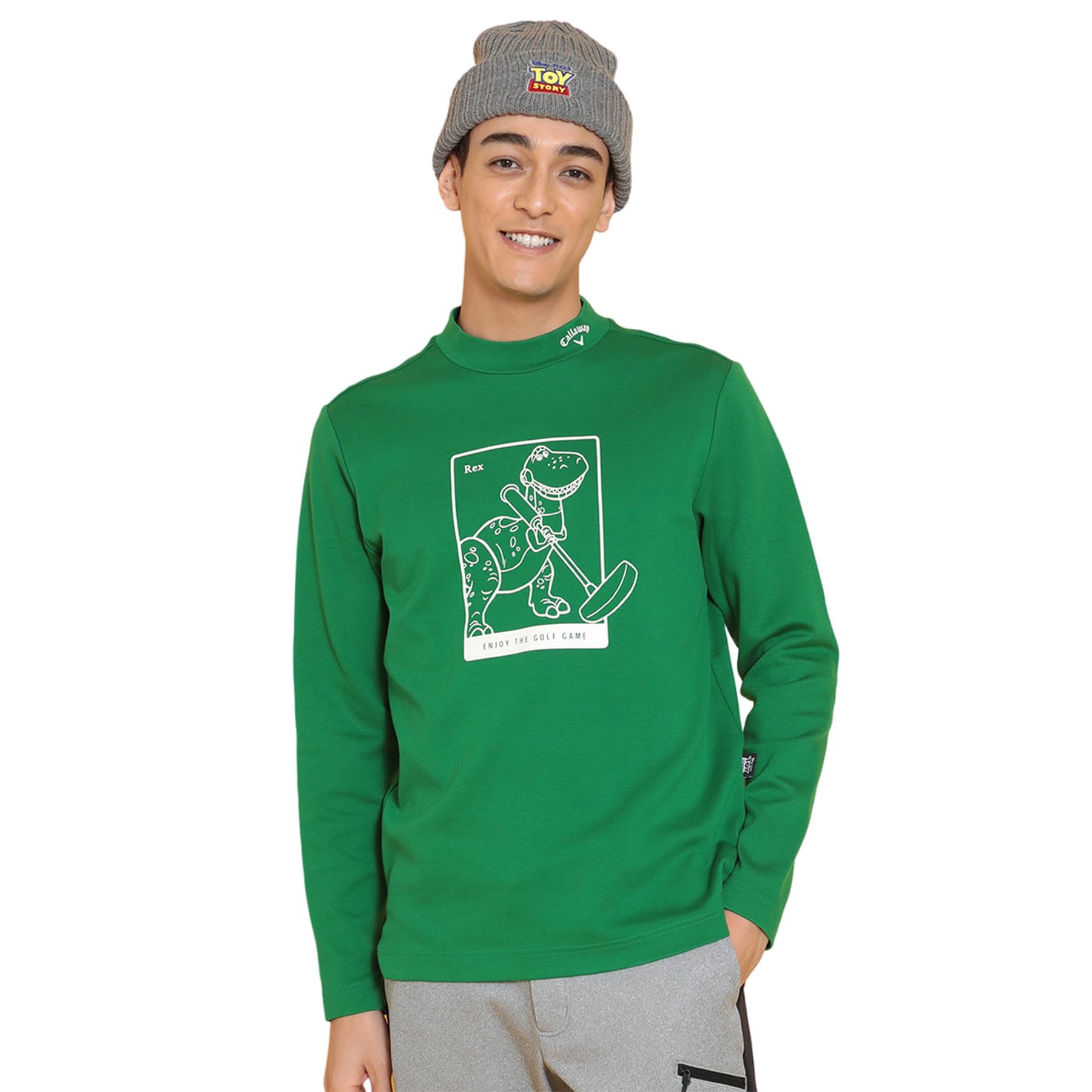 

Рубашка с длинным рукавом и воротником-стойкой STORY Влагоотводящая и теплорегулирующая Гольф-термобелье C24233130 [Callaway] Мужская [Коллаборация с TOY] (Влагогенерирующий) / / 1140_Зеленый