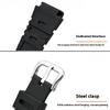 20mm Universal Resin Strap for Casio Stainless Steel Buckle Sport Waterproof Men TPU Replace Band Bracelet Watch Accessories