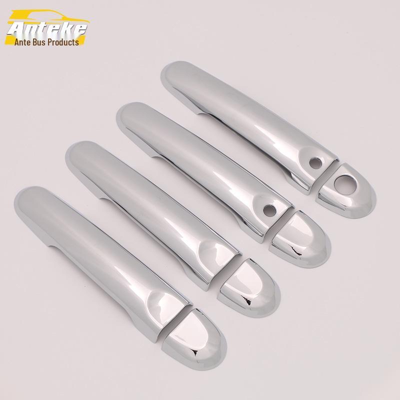 Compatible Decorative Sticker for Tiida Door Handle - Electroplated Grip Enhancer Accessory