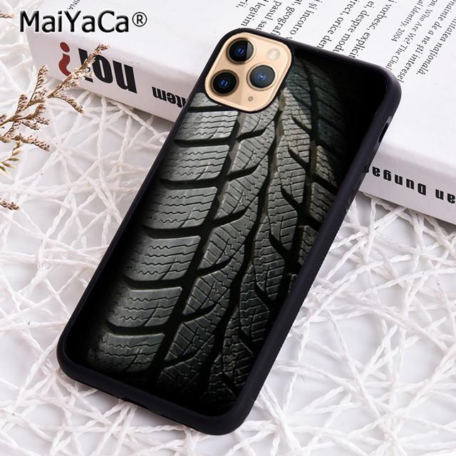 MaiYaCa Cool Tire Tread wheel Style Track Phone Case For iPhone 17 Air 16 pro max 15 14 plus 12 13 Cover coque