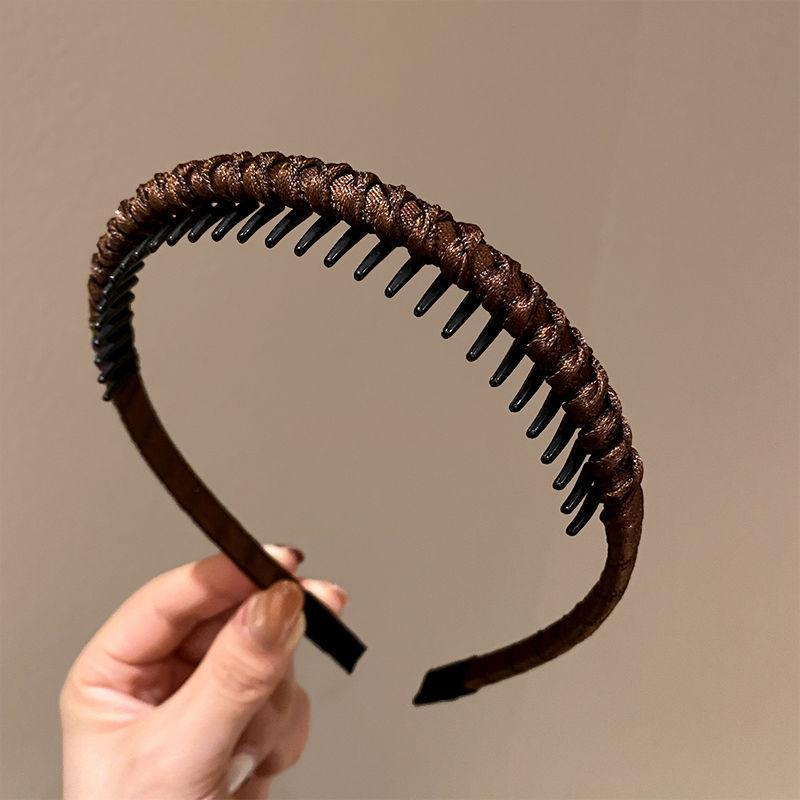 Hairband Headband for Women, Non-slip Hair Pressing and Face Washing, Special for Hair Tidying, Fashionable Headdress with Teeth