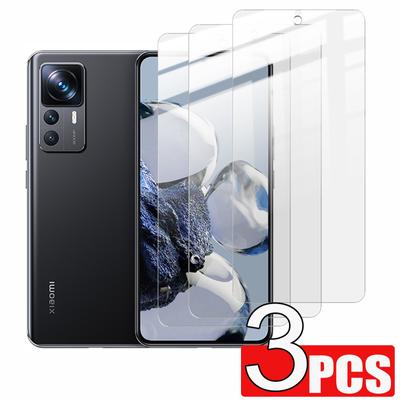 3 PCS 3PCS Protector de pantalla de vidrio templado XiaoMi 12T 12TPro 12 T 12 Lite Pro Versión global 6.67 pulgadas Cobertura total Protector templado premium