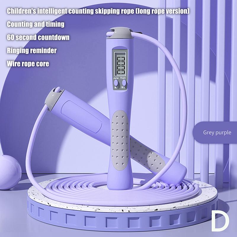 2.8M Digital Counting Jump Rope With Non-Slip Handle Adjustable Skipping Rope Jumping Rope With Counter For Kids Adults