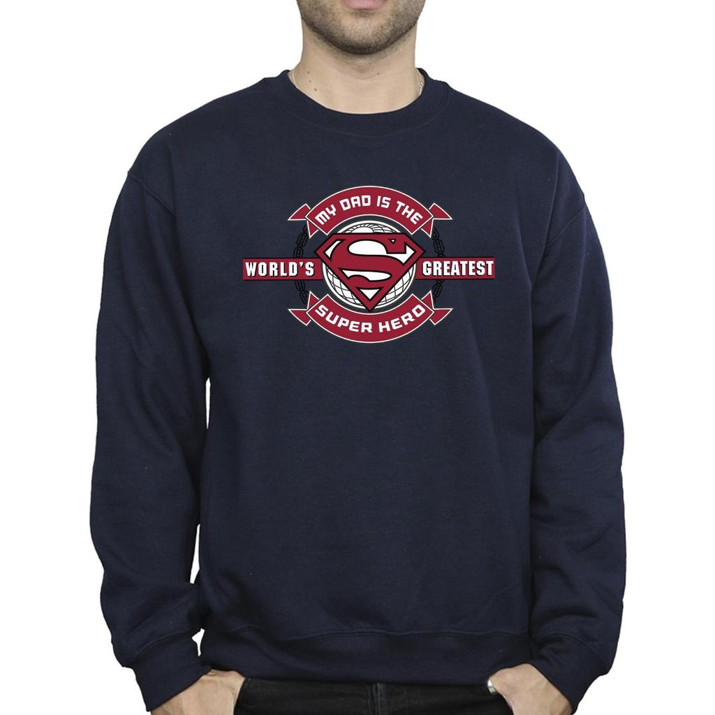DC Comics Mens Superman Super Hero Sweatshirt