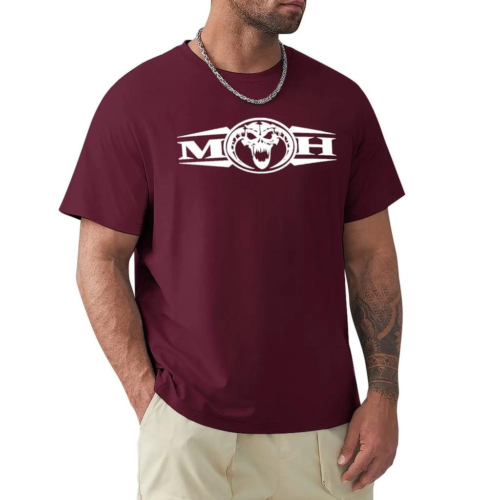 2024 Men's Casual Black T Shirt Summer Short Sleeve Oversized T Shirt