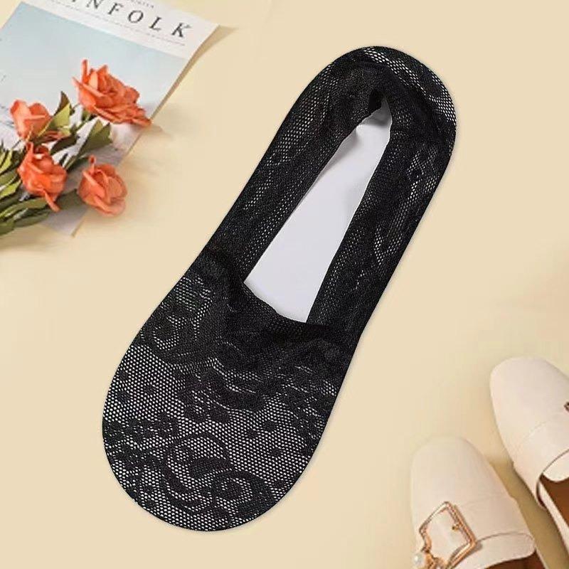 Summer Lace Flower Short Sock Invisible Low Cut Women Sock