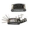 16-in-1 Folding Bicycle Repair Tool: Tire Patch, Wrench, and Socket Chrome-Plated Kit for Mountain Bikes