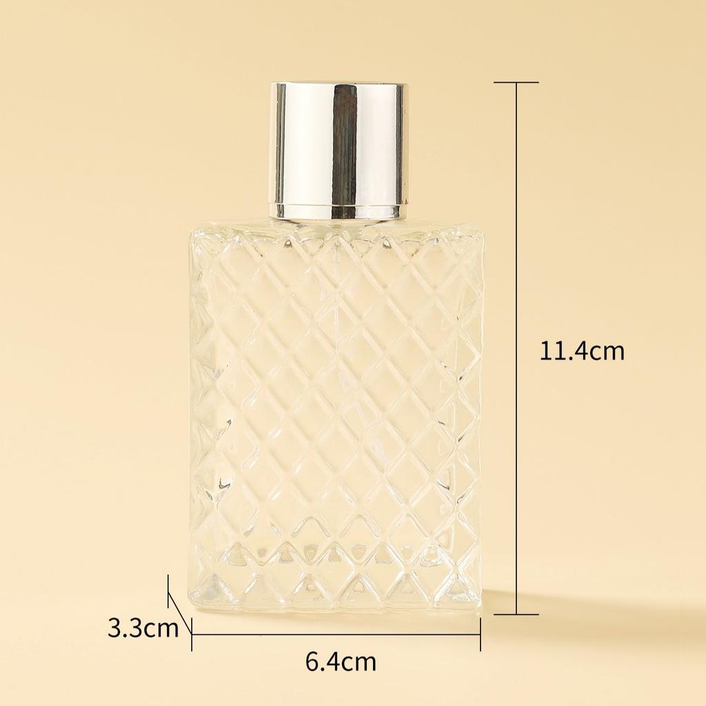 Perfume Dispenser Bottle 1pc 100ml Glass Perfume Bottle Ultra Fine Spray Empty Bottle Large Capacity Cosmetic Replacement Bottle