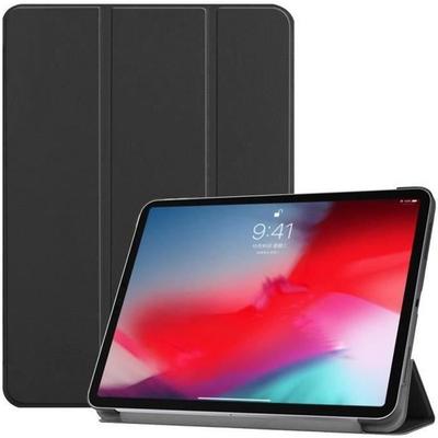 Hülle für iPad Pro 11 Zoll 2018, Tri-Fold Slim Fit Schutzhülle aus PU für Neues iPad Pro 11 Zoll 2018 Schwarz REA1101-10393