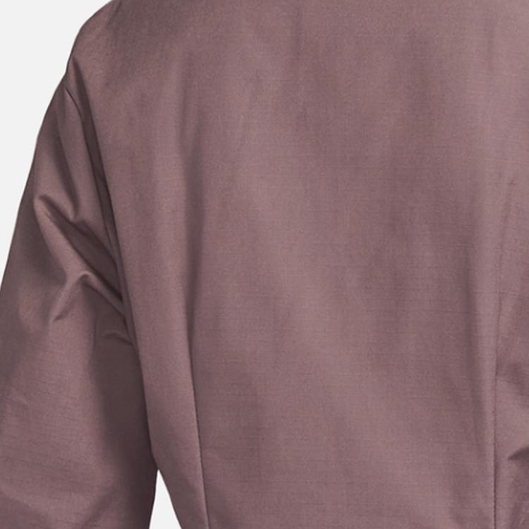 Nike Solid Color Logo Zip Collar Long Sleeve Dress Women Dresses Eclipse-Purple Red DV8031-291