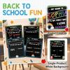 Small Chalkboard for Back to School Decoration, Blackboard Sign for and Home