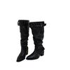Coarse heel French pointed western cowboy boots women's boots new tall stacking boots