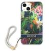 Guess Guhcp13Shflsb Iphone 13 Mini 5,4Niebieski/Blue Hardcase Flower Strap