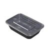 Food-Grade Disposable Square Plastic Takeout Containers