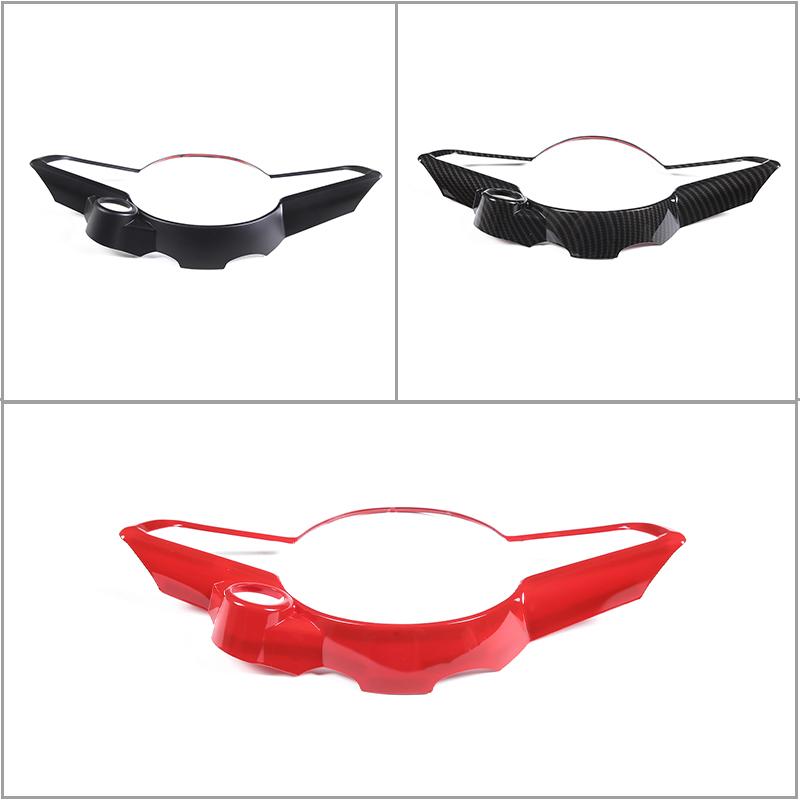 ABS Fibra di Carbonio Cornice Pulsanti Volante Auto Copertura Decorativa Adatta Per Alfa Giulia Stelvio Tonale 2020-2025 Accessori Interni