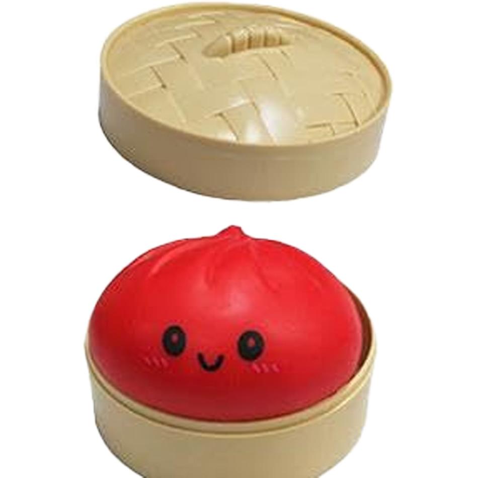 Glitzer Teigtasche Squishies Spielzeug Bun Baozi Teigtasche Mystery Box Buntes Essen Squishy Sensorisches Fidget Spielzeug Anti Stress Knetball