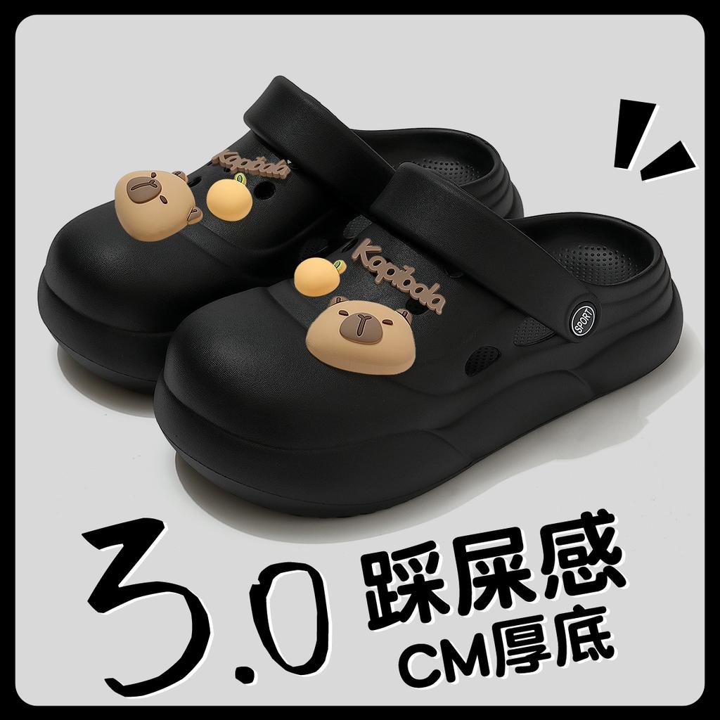 Hole shoes wear summer thick-soled new EVA soft-soled non-slip bag head sandals