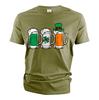 Lustiges St. Patrick's Day T-Shirt für Herren Damen Oberteil irisch patriotisches Geschenk-T-Shirt Bier trinkendes T-Shirt