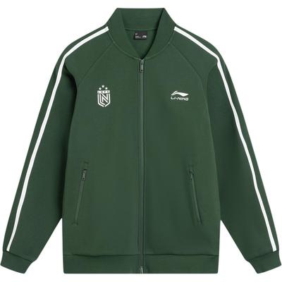Li Ning Seria Lifestyle Sportowy Kurtka Polarowa z Kołnierzem Baseballowym i Logo Kurtka Unisex AWDVC91-3