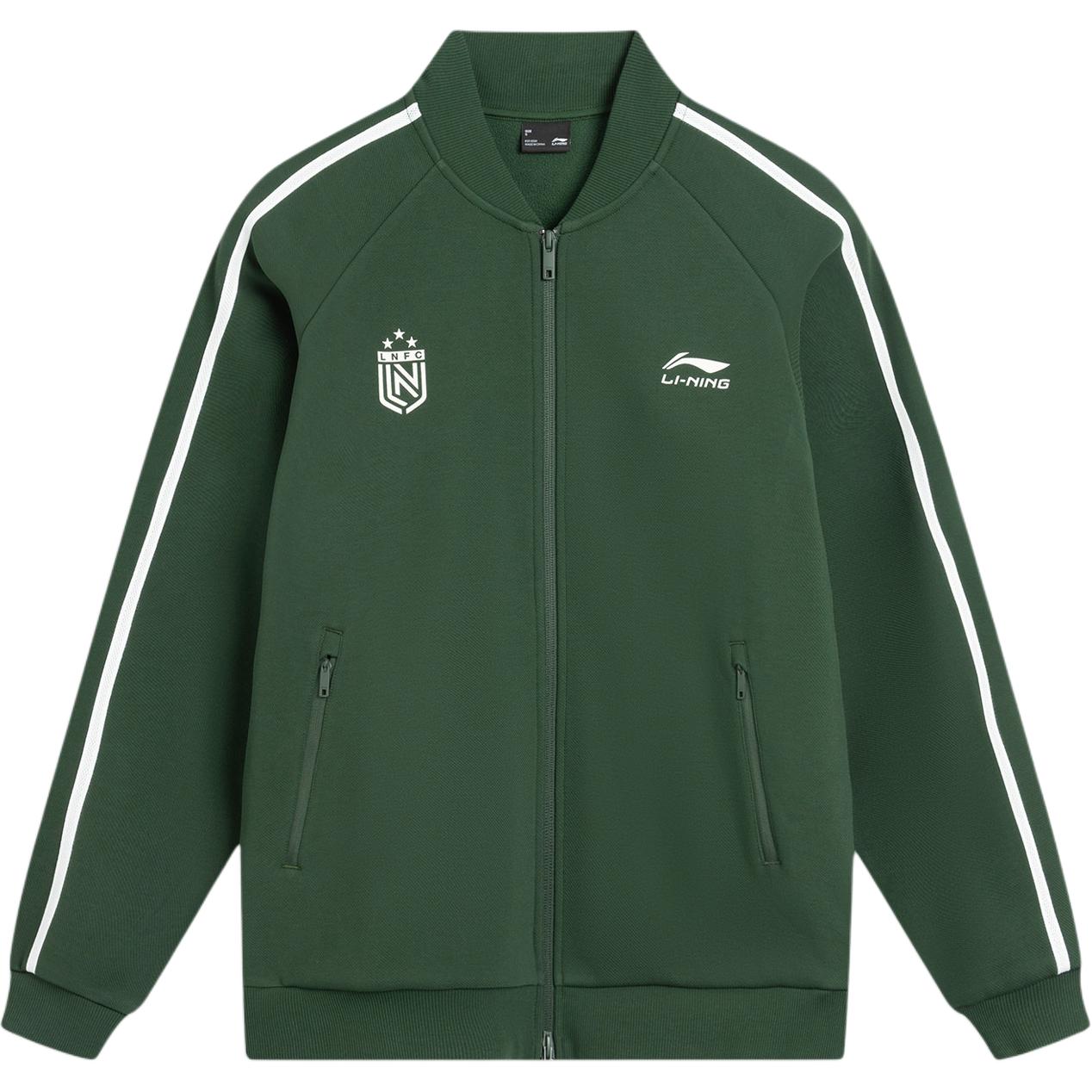 

Куртка унисекс Li Ning Sports Lifestyle Series из флиса с бейсбольным воротником и логотипом AWDVC91-3 S