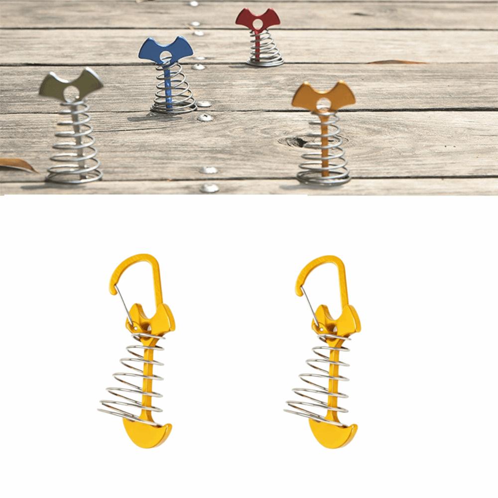 12PCS Aluminum Alloy Tent Stakes Universal Deck Anchor Pegs Durable Canopy Stakes