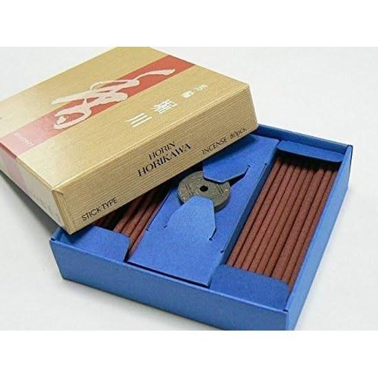 Shoyeido Incense Hōrin Horikawa ST Bulk Pack 80 Sticks Includes Simple Holder #210224