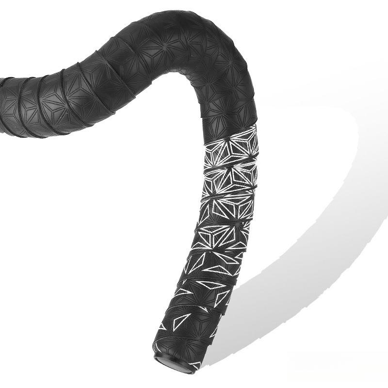 1/2Pcs Anti-Slip Handlebar Tape PU Road Bike Shock Absorption Handle Bar Tape With Bar End Plugs For Bicycle Racket Cycling Tools