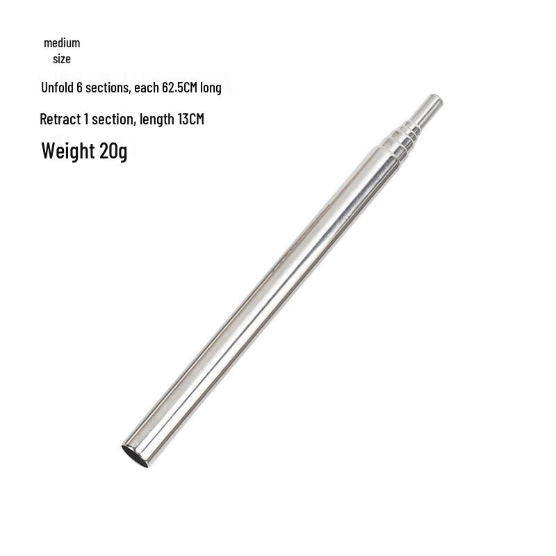 ZISIZ Retractable Stainless Steel Fire Bellow