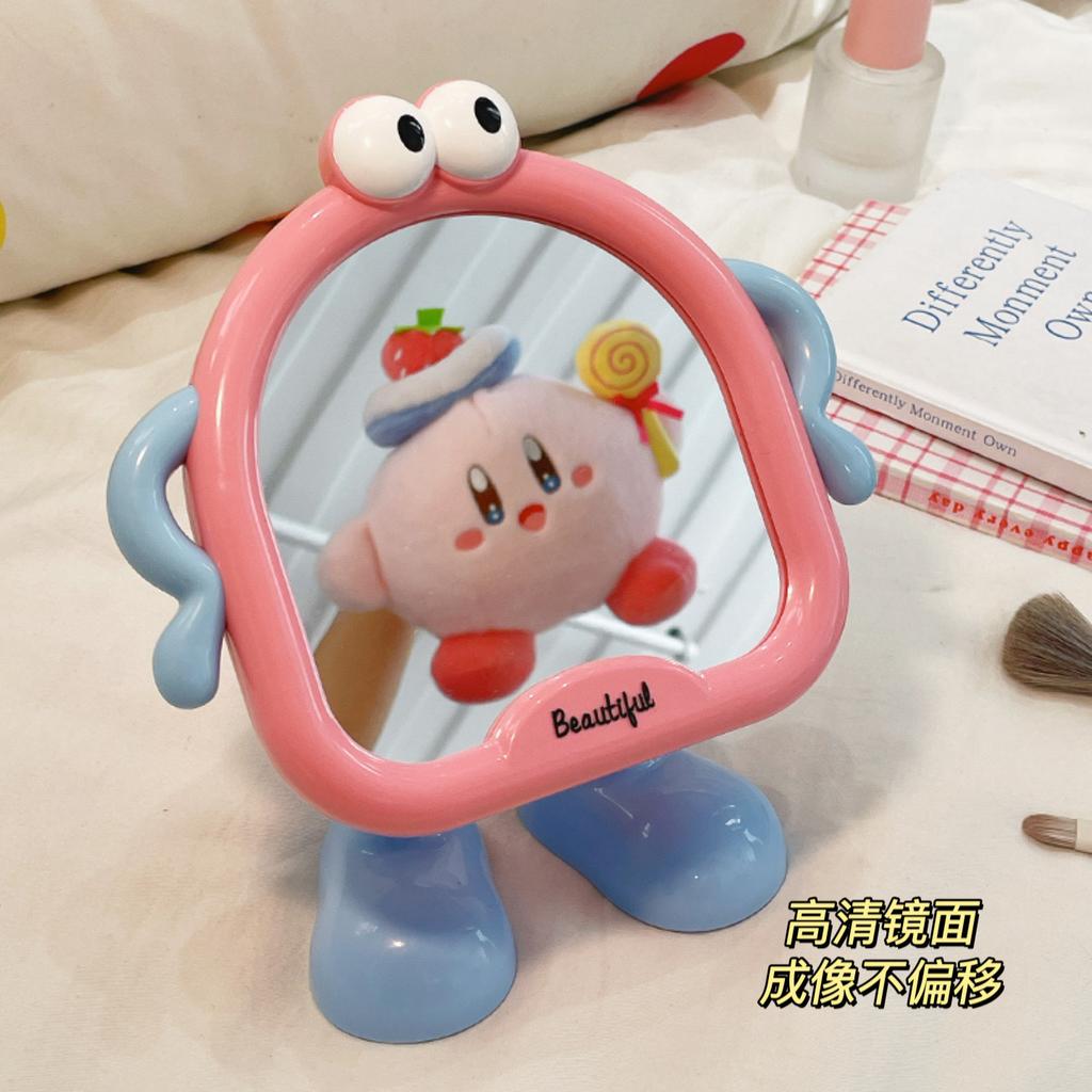 Mirror Makeup Mirror Desktop Table Makeup Desk Small Home Bedroom Cute Student Dormitory Portable HD Makeup Mirror