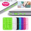 SW 16 Stück/Set Silikon Staubstopfen für Notebook-Computer-Anschlüsse Staubstopfen Laptop Staubschutz Stopfen USB-Anschluss HDMI RJ45 Schnittstellenabdeckung