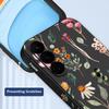 Flower Print Lanyard Case For Samsung Galaxy S24 S23 S22 Ultra S21 FE A14 A34 A52 A54 A15 A25 A35 A55 5G A16 A56 S25 Plus Cover