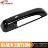 For 2009-17 2018 Dodge Ram 4 Door Handle COVERS GLOSS BLACK W/ KH W/ 2 SMTKH