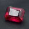 Natural Red Ruby Loose Gemstone Emerald Shape 14.40 Ct for Jewelry Making and Gem Collections