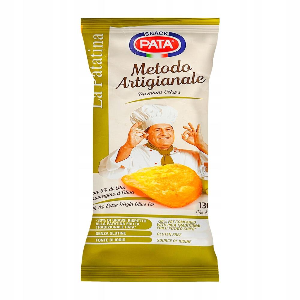 Pata Patatina Handwerks-Chips mit Olivenöl 150g Italienisch