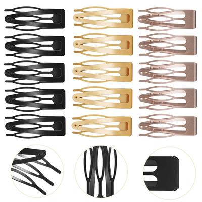 For Salon Metal Snap Non-slip Barrettes Hair Side Clamps Hair Clips Hair Styling Tools