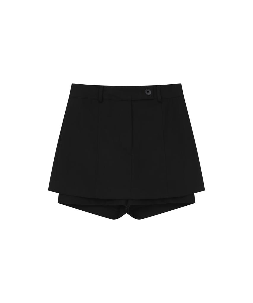 Solteuaenchokollis Double Pocket Skirt Pants Black 4W243V002