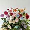 Lifelike Artificial Flower With 3 Heads Long Branch Silk Flower For Home Wedding Birthday Party Bedroom Decoration