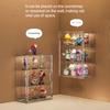 3-Tier Acrylic Display Case with Lid - Stackable, Durable & Clear Showcase for Collectibles, Figurines & Toys.