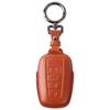 Genuine Leather Retro Key Case for 2021 Toyota Avalon Hybrid