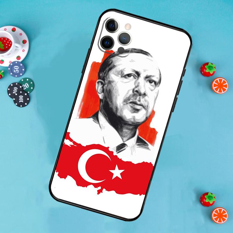 Turkey Recep Tayyip Erdogan Phone Case For iPhone 17 Air 16 15 14 13 12 11 Pro Max 12 13 mini 15 16 Plus 16e Cover Funda
