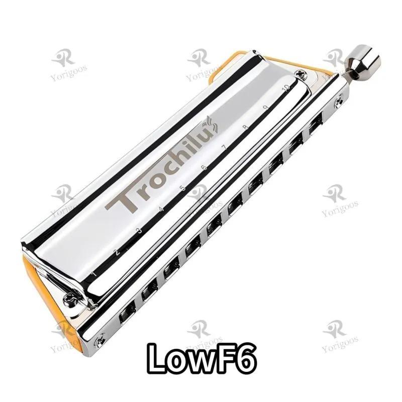 JDR Trochilus blue LowF 10-hole chromatic harmonic