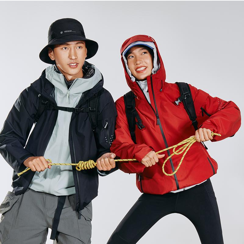 Li Ning CF Dragon In The Wild Reflective Windproof Waterproof Outdoor Jacket Men Jacket ACFU003-5