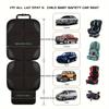 Thicken 600D Fabric Car Seat Protector | Non-Slip Backing, Mesh Pockets, Car Seat Cushion Mat