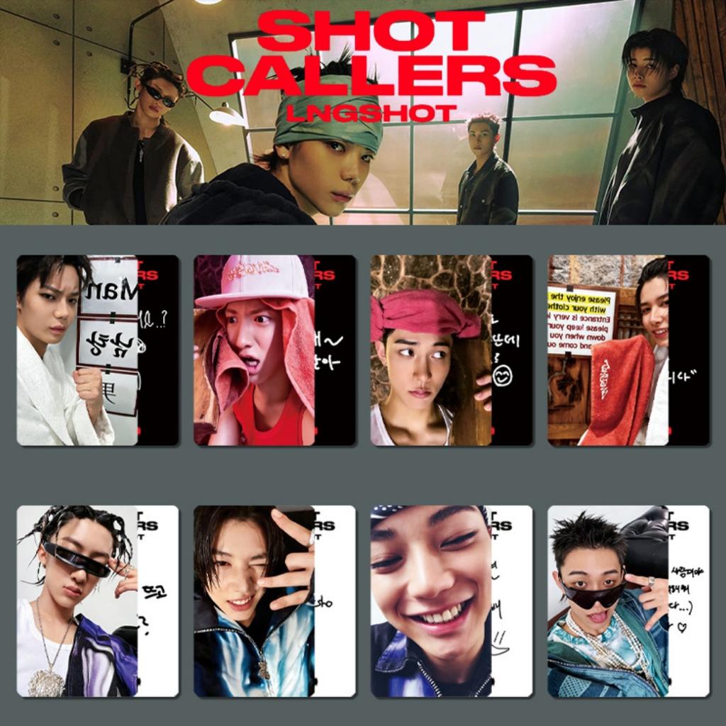 LNGSHOT SHOT CALLERS Card de Debut Card Special Card MUZICĂ Magazin POP-UP Felicitare RYUL WOOJIN LOUIS OHYUL Colecția Fanilor Fotocartă