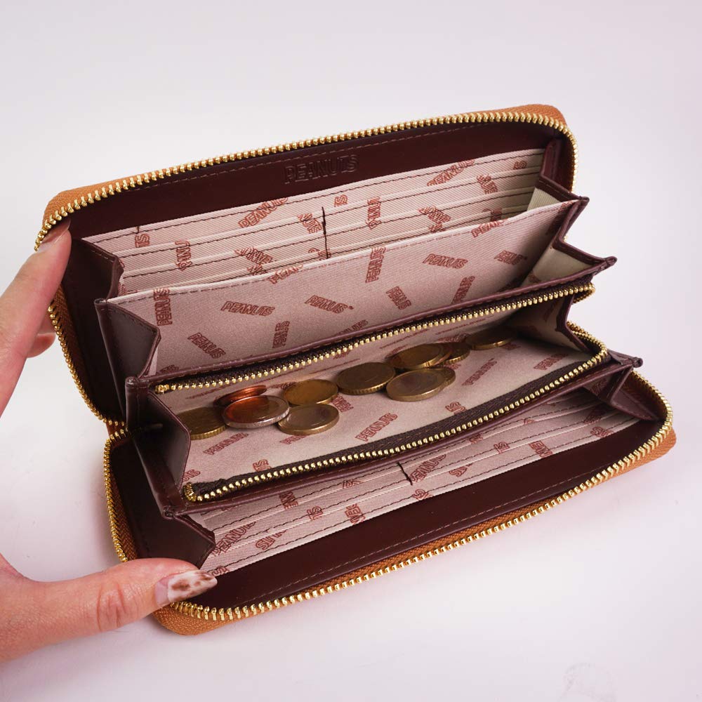 Billfold Long Wallet Navy [Snoopy] Women's