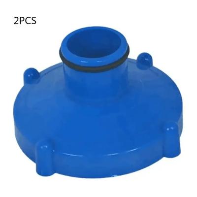 2 Stück Pool-Adapter Schwimmbadfilterzubehör Wandmontage Unterlegscheibe Reinigungszubehör PVC Pool-Adapter 9,5x9,5x5cm