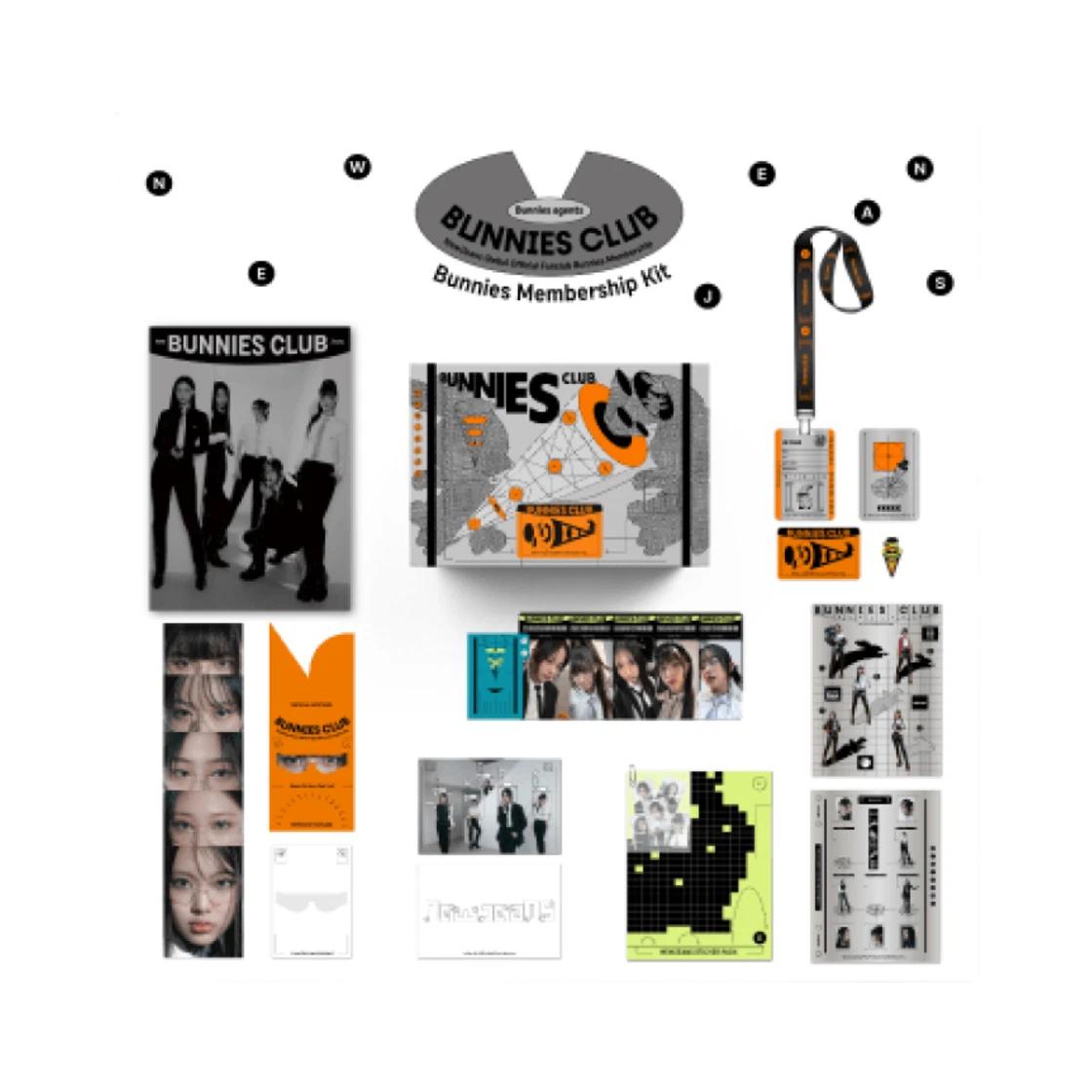NewJeans Bunnies Membership Kit ONE SIZE