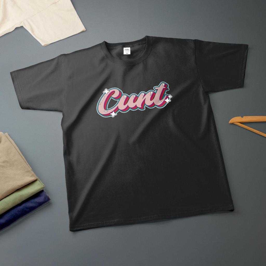 C*nt T-Shirt Funny Rude One Word Slogan Novelty Gift Tee | Various Sizes & Colours | Unisex Fit | Made in the UK