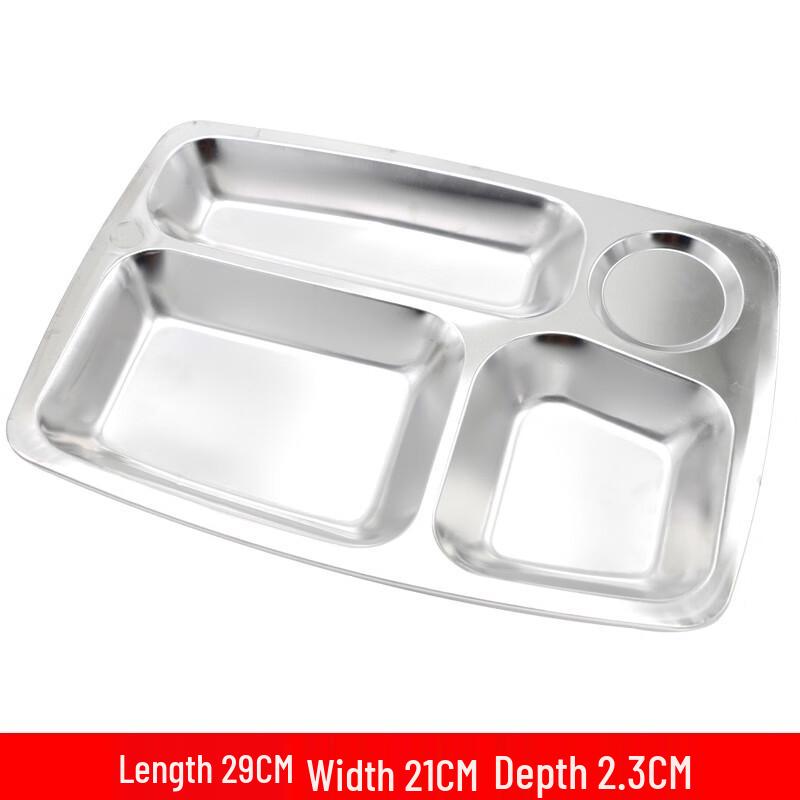 Molona 304 Stainless Steel Divided Lunch Tray