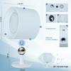 2024 Innovative USB Rechargeable Magnetic Wall Lamp with Remote Control - Three-Color Dimmable Night Light